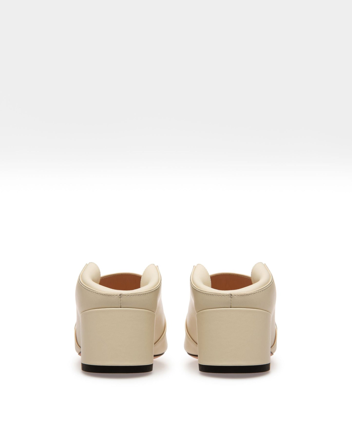 Janelle Women's Calf Leather Pump With 40Mm Heel In Bone