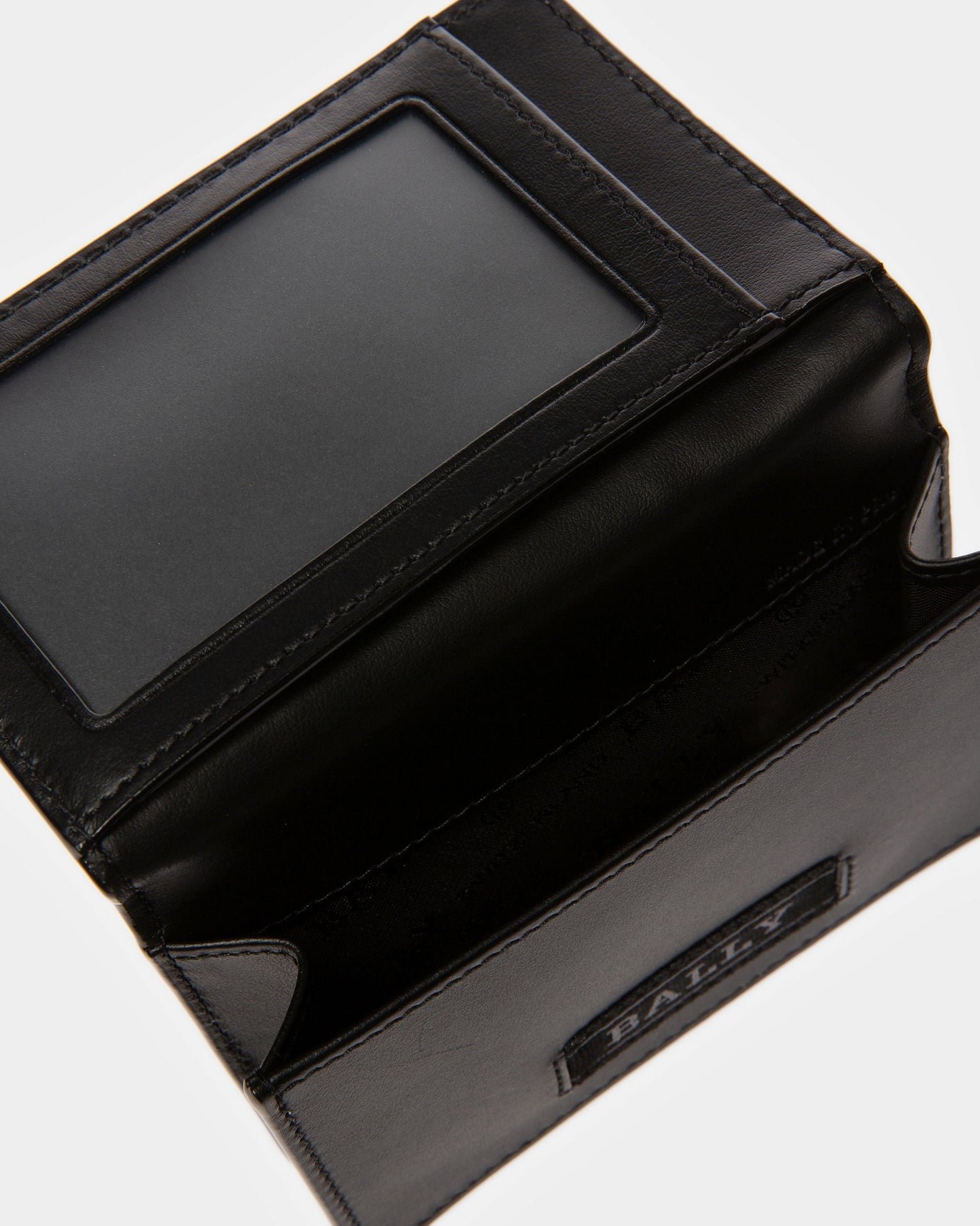 Balee Leather Business Card Holder In Black