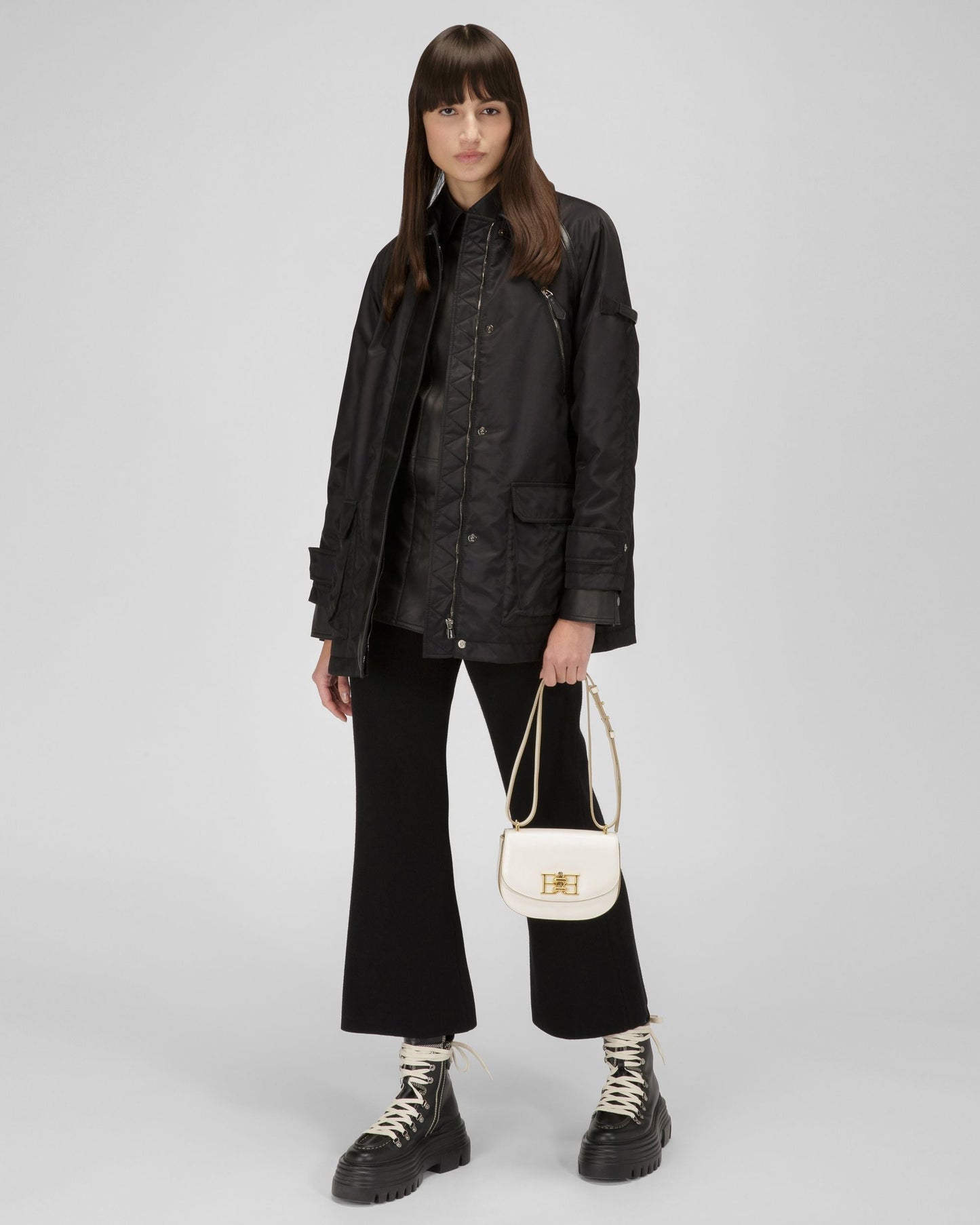 Baily Leather Minibag In Bone