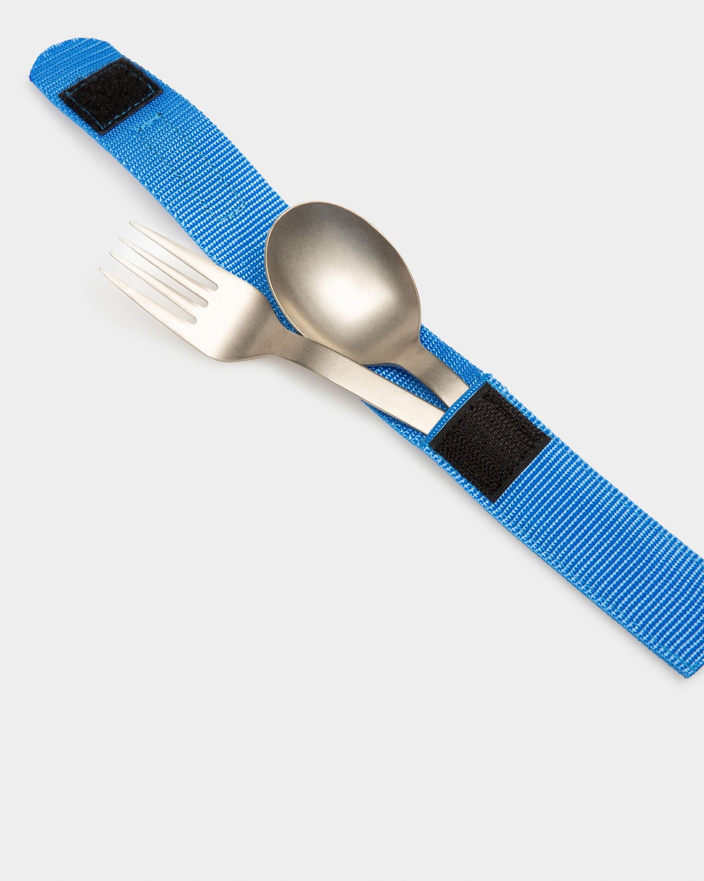 Fork And Spoon Set Titanium Accessory In Silver