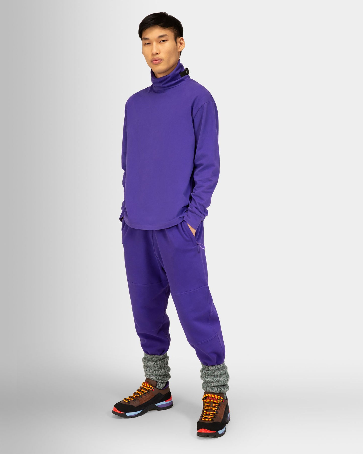 Bally Hike 10 Organic Cotton Top In Purple