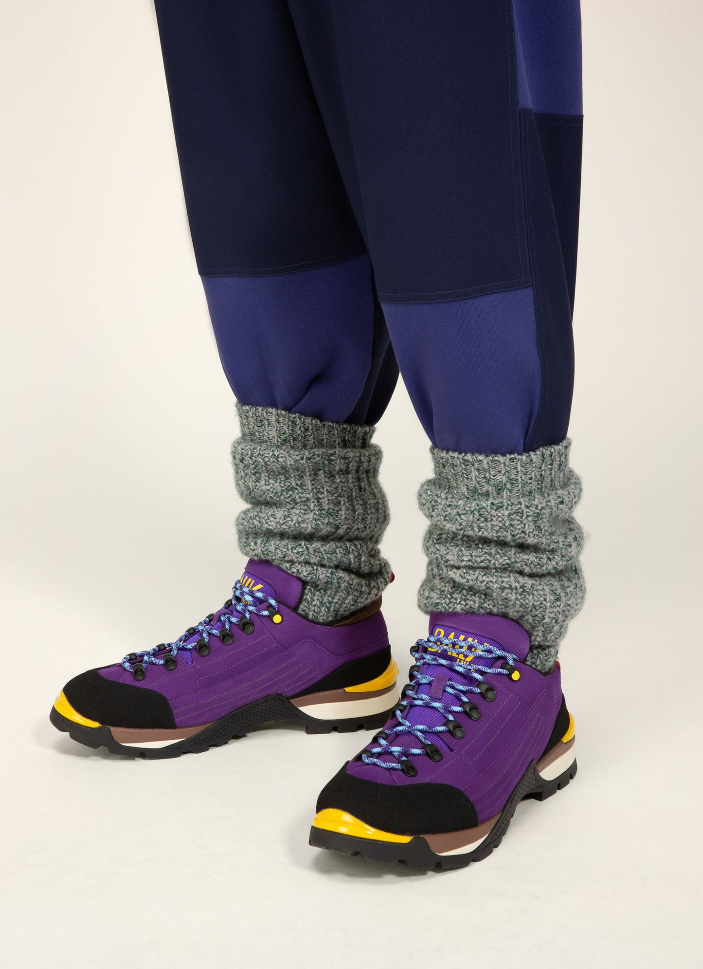 Bally Hike 2 Suede Hiking Shoes In Purple