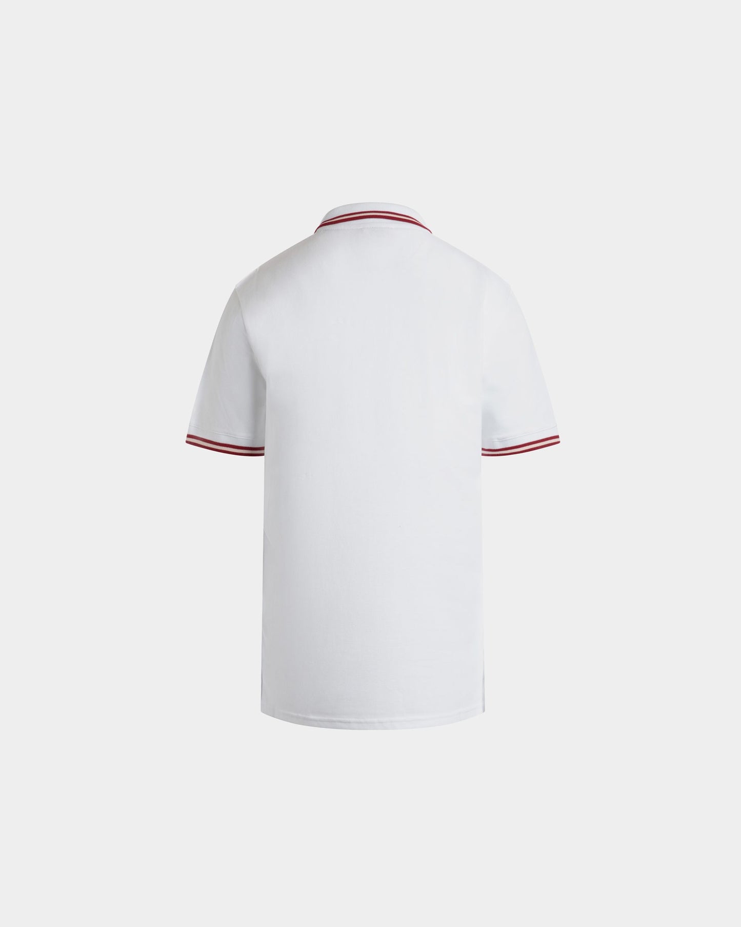 Polo De Piqué De Algodón Blanco