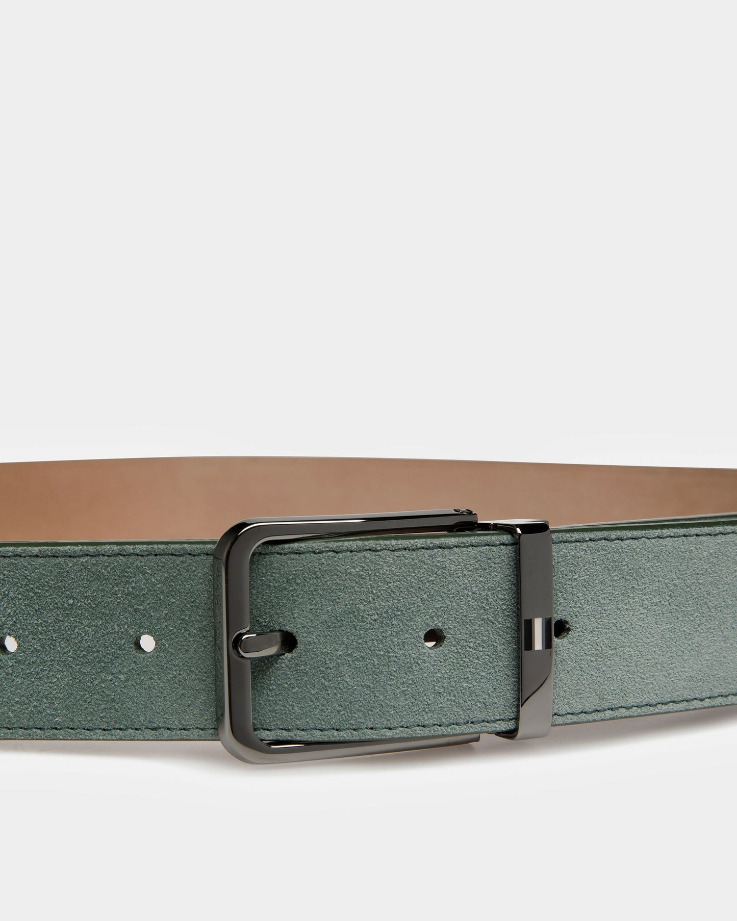 Arkin Leather 35Mm Belt In Sage