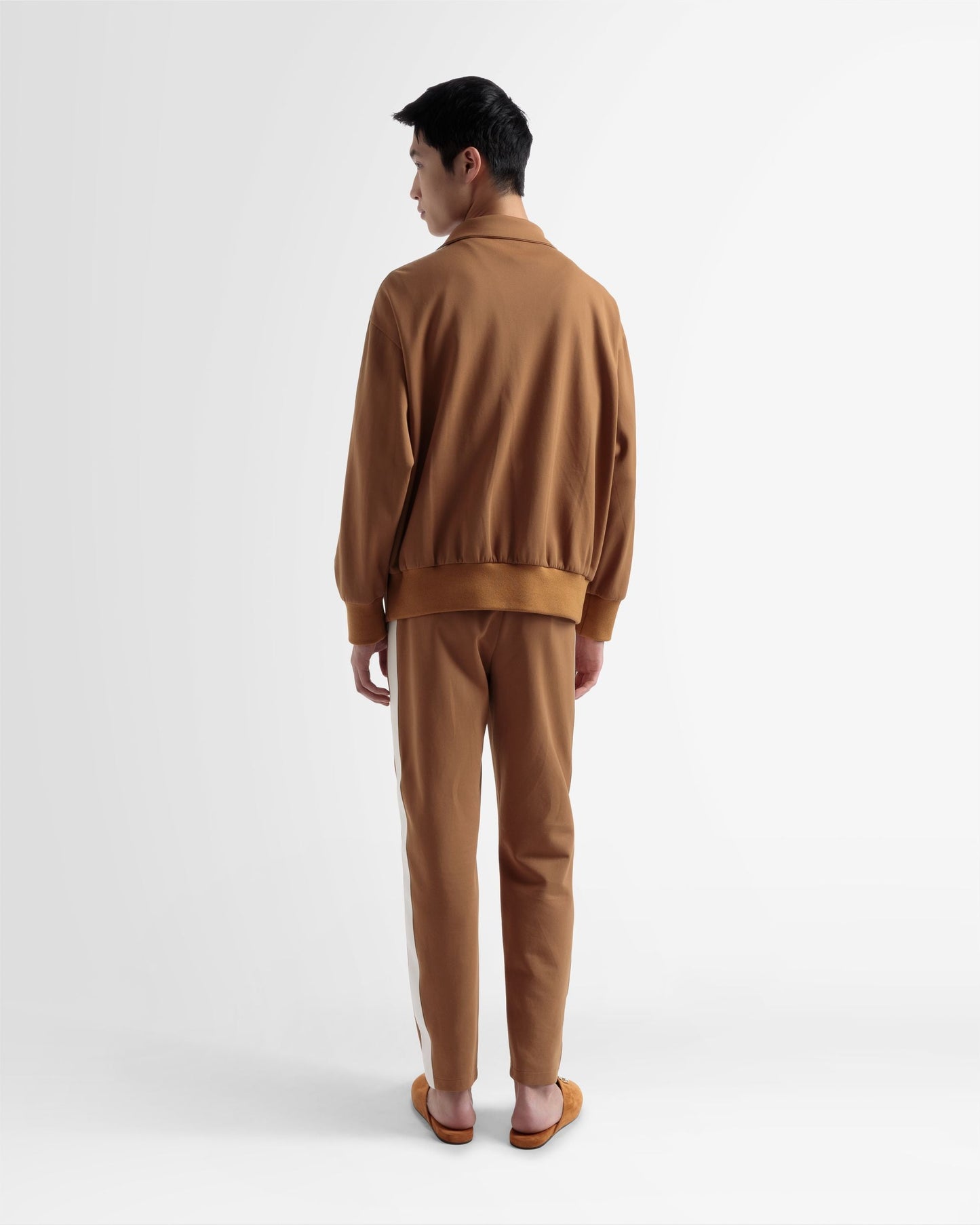 Sports Pants In Desert Cotton Mix