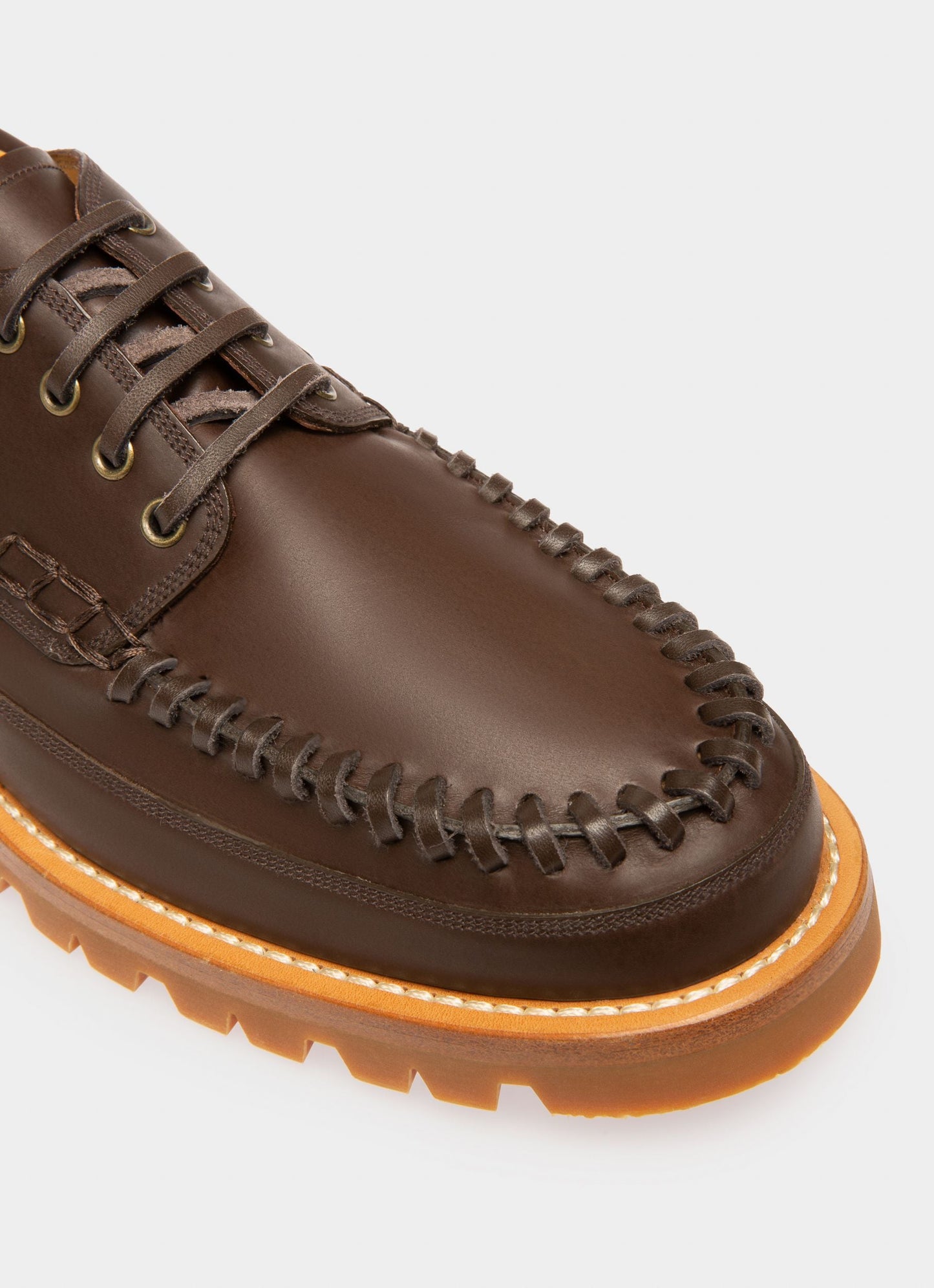 Tristan Leather Moccasins In Brown