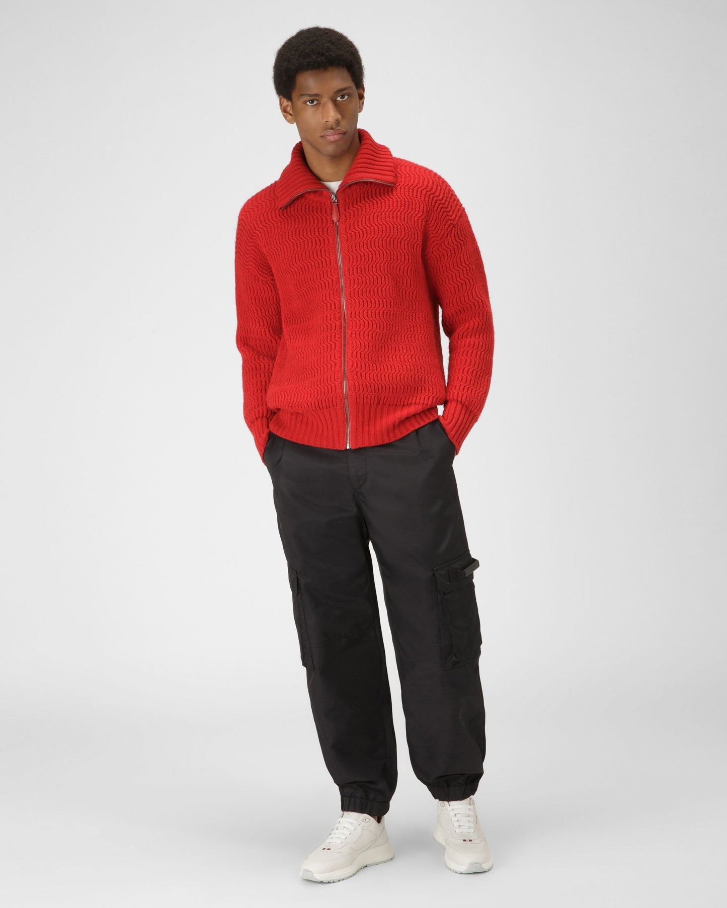 Dave Leather Sneakers In White