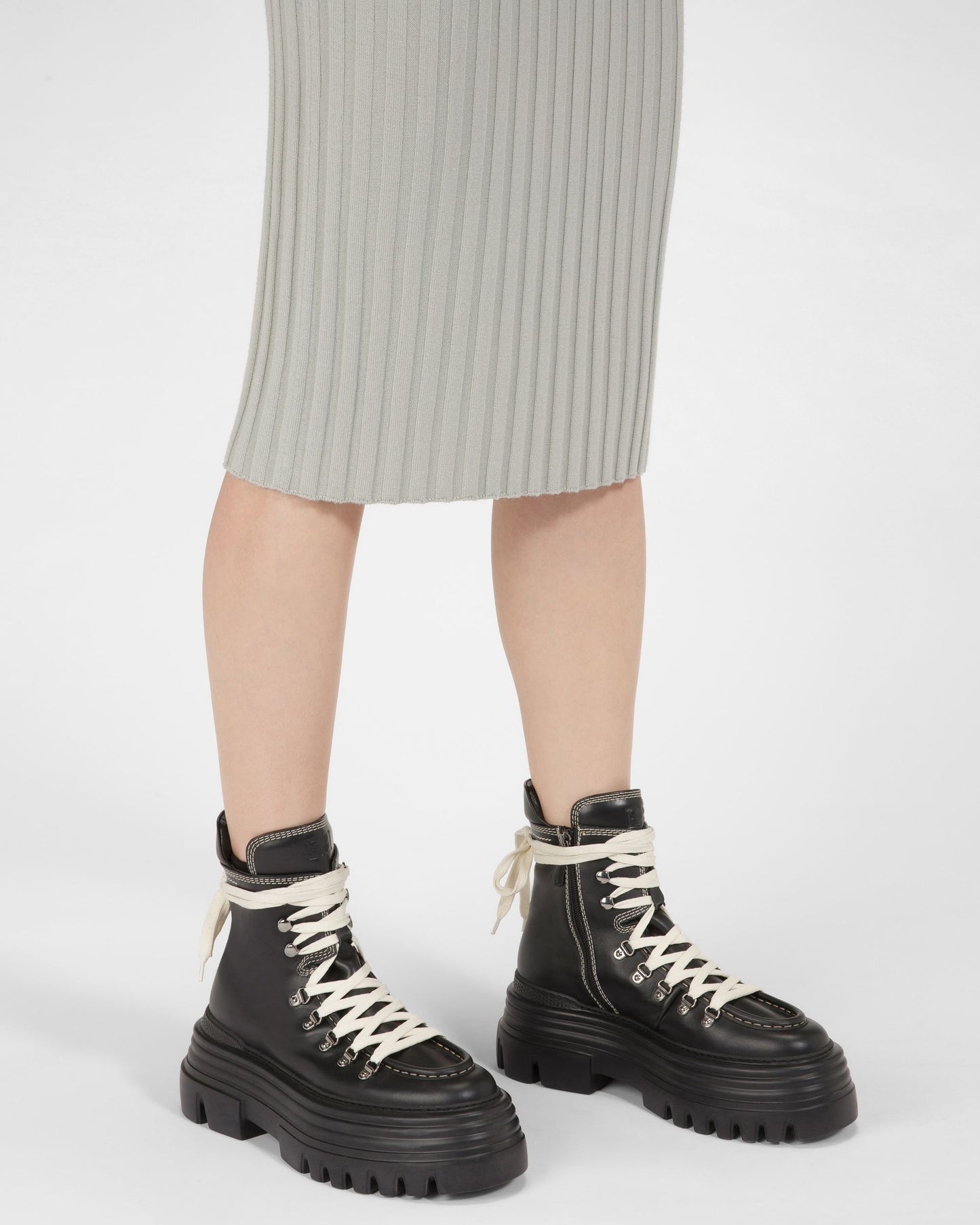 Graciella Leather Booties In Black