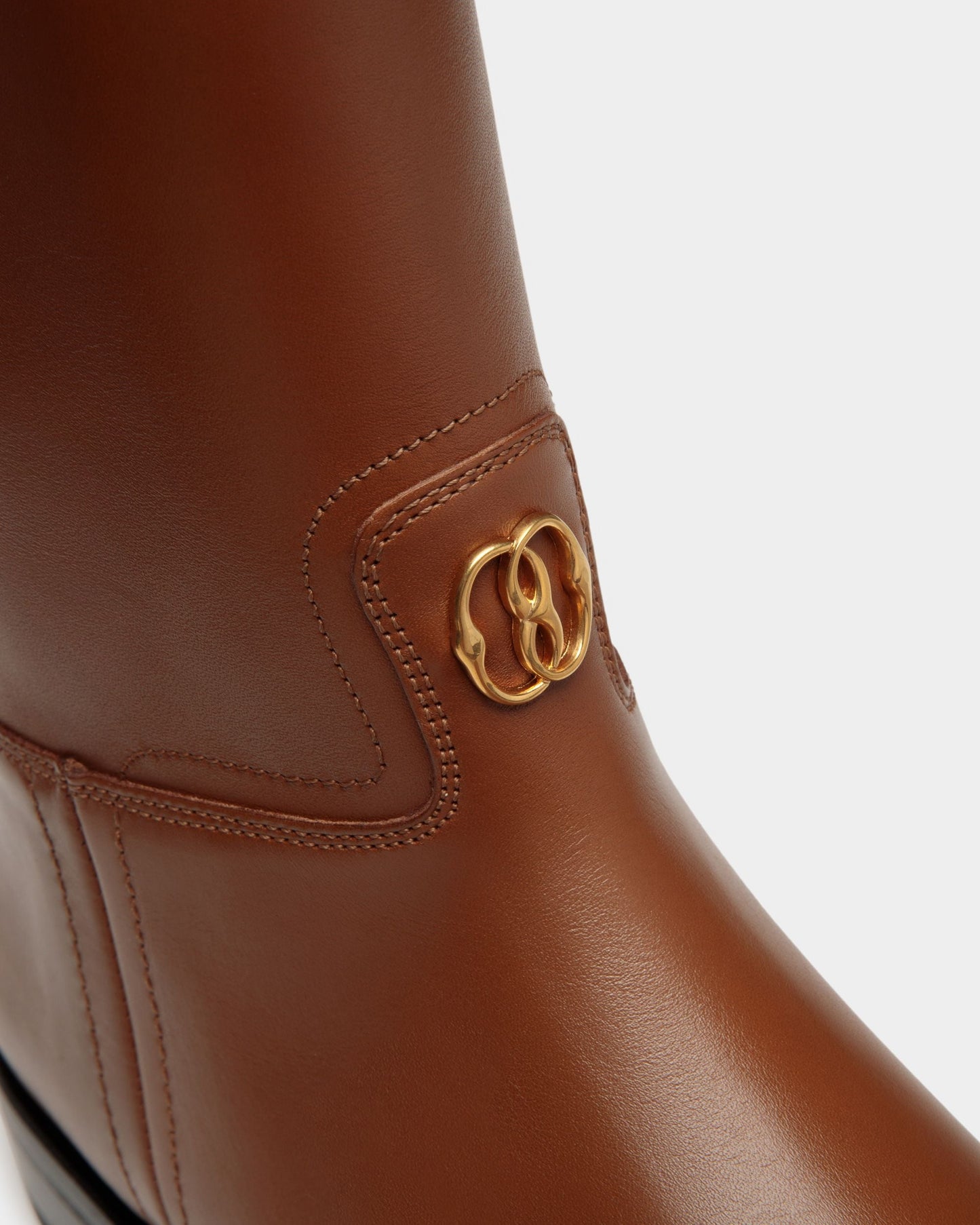 Huntington Long Boots In Brown Leather