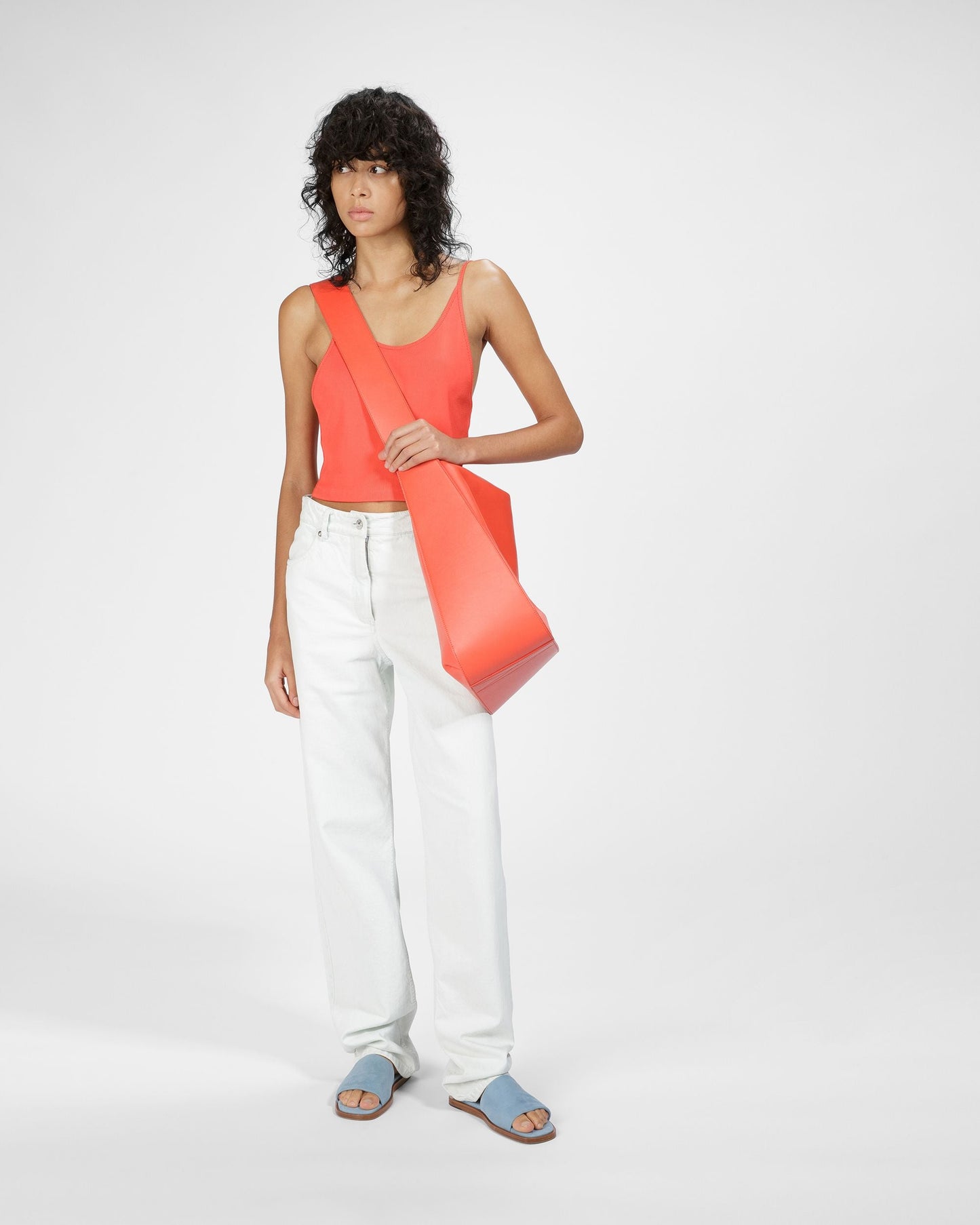 Sabian Leather Sandals In Light Blue