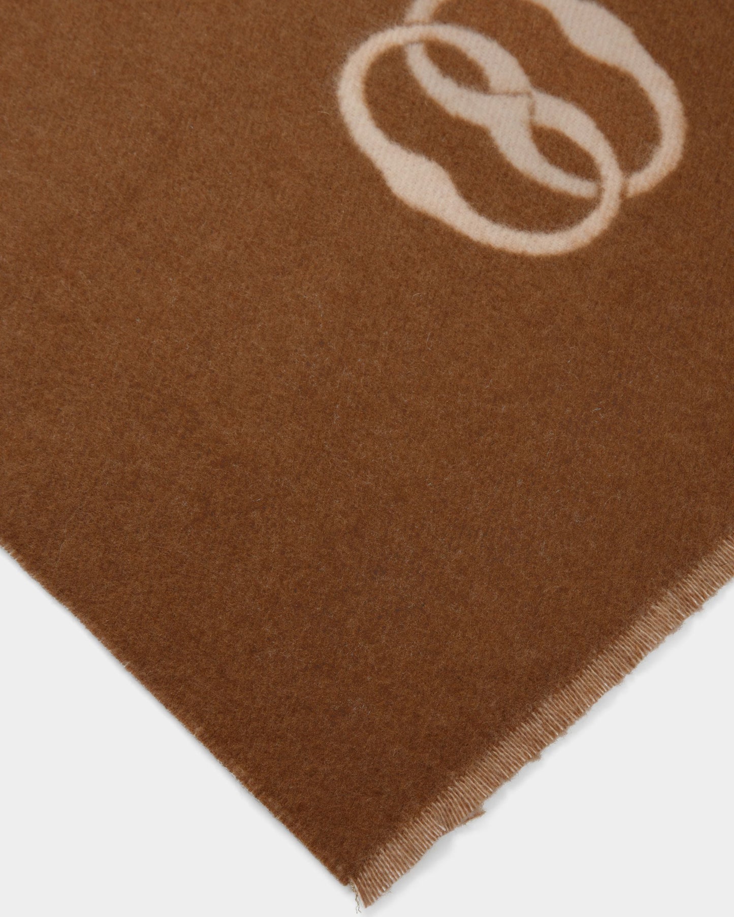 Emblem Scarf | Women's Scarf | Desert And Dusty Petal Fabric | Bally | Still Life Detail