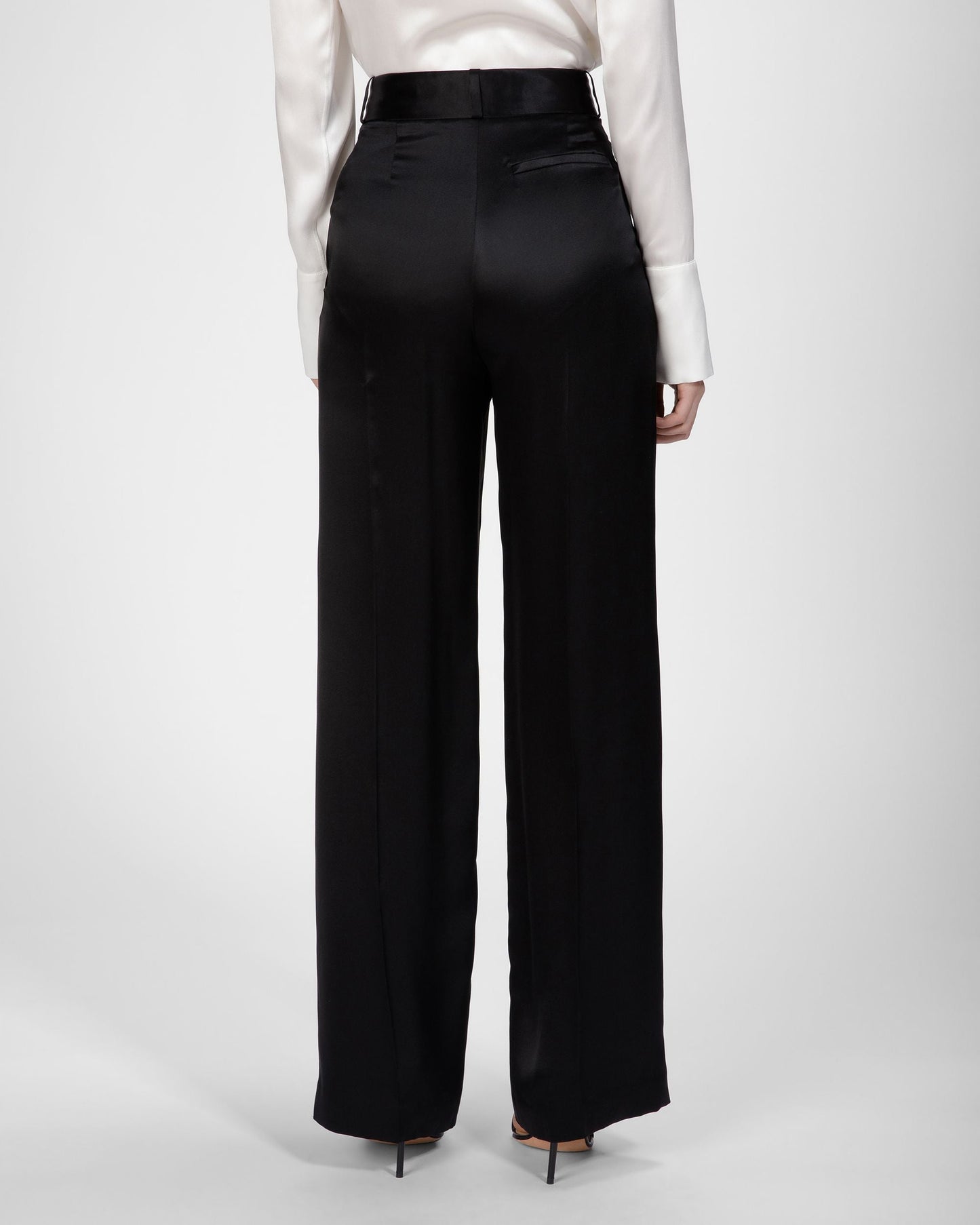 Silk Pants In Black