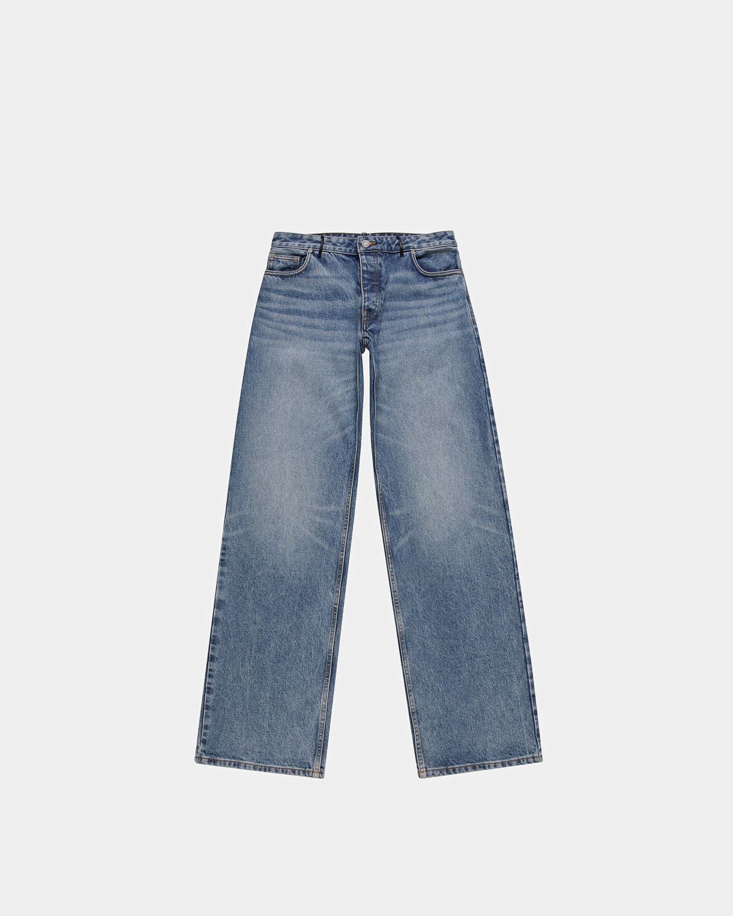 Straight Denim Pants In Indigo