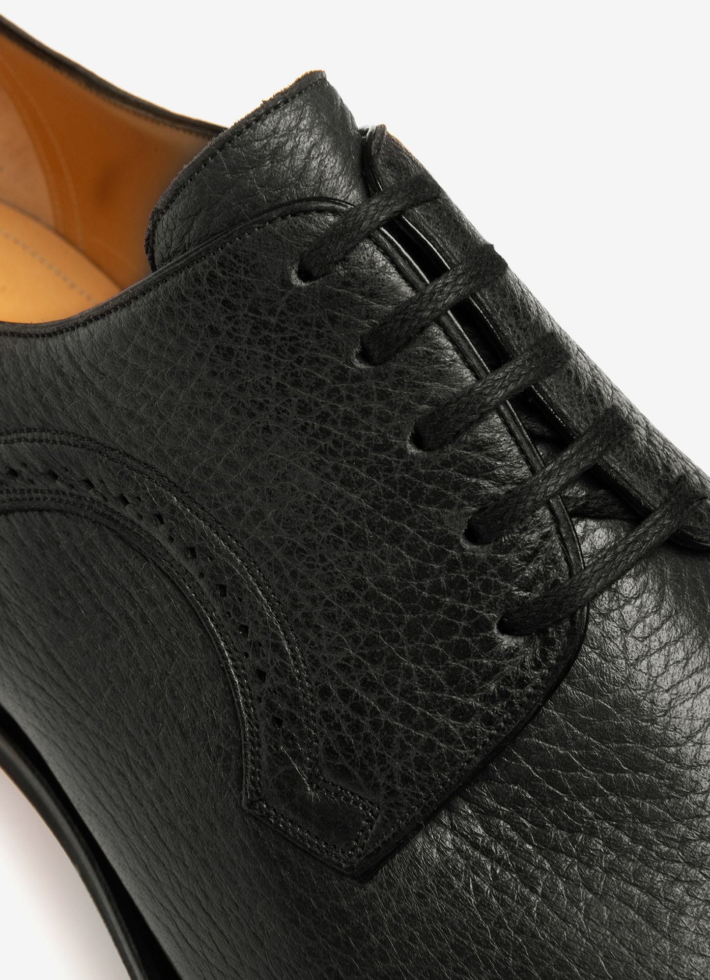 Scrivani | Men's Lace-ups | Black Leather | Bally | Still Life Detail