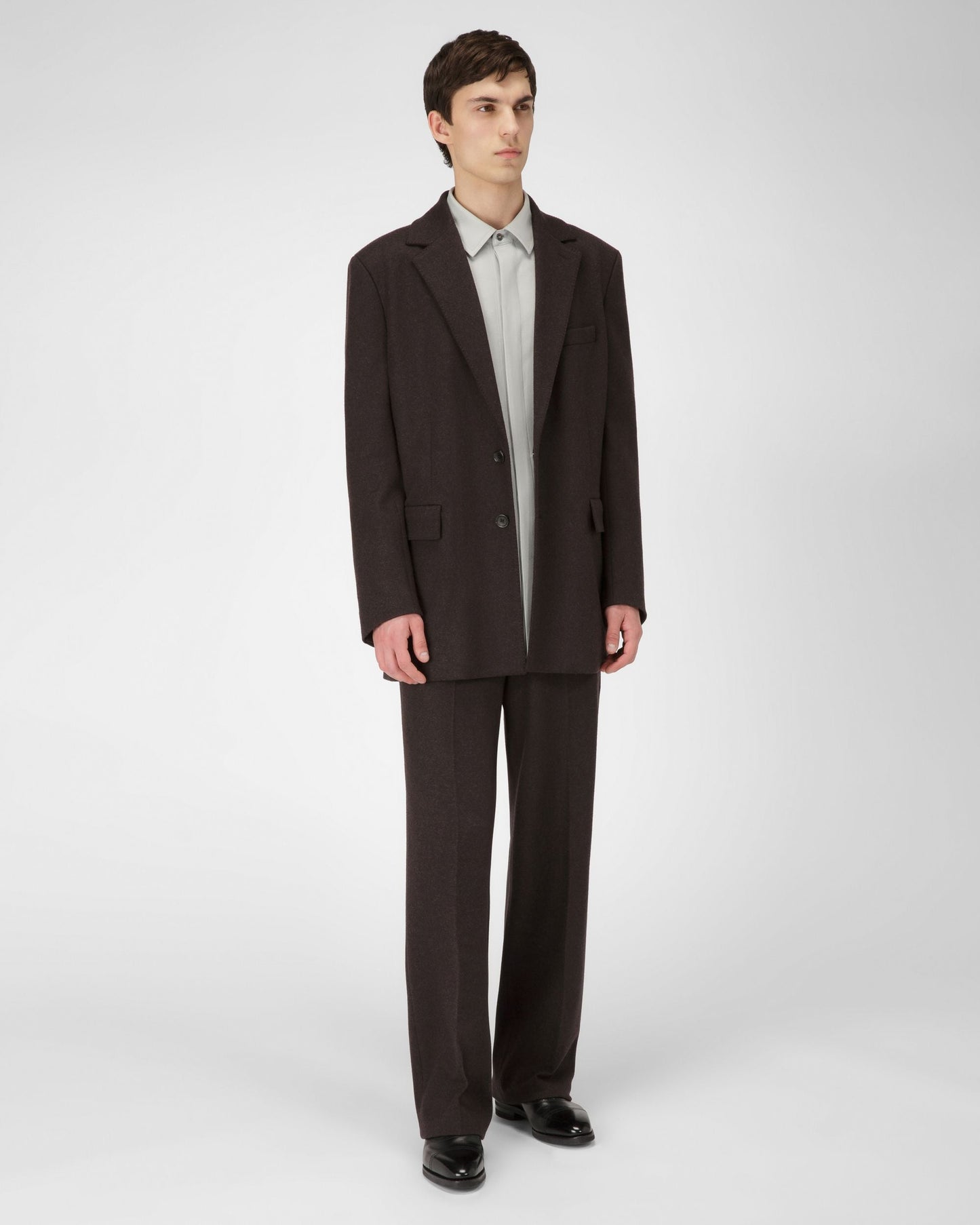 Scotch | Men's Lace-ups | Black Leather | Bally | On Model Close Up