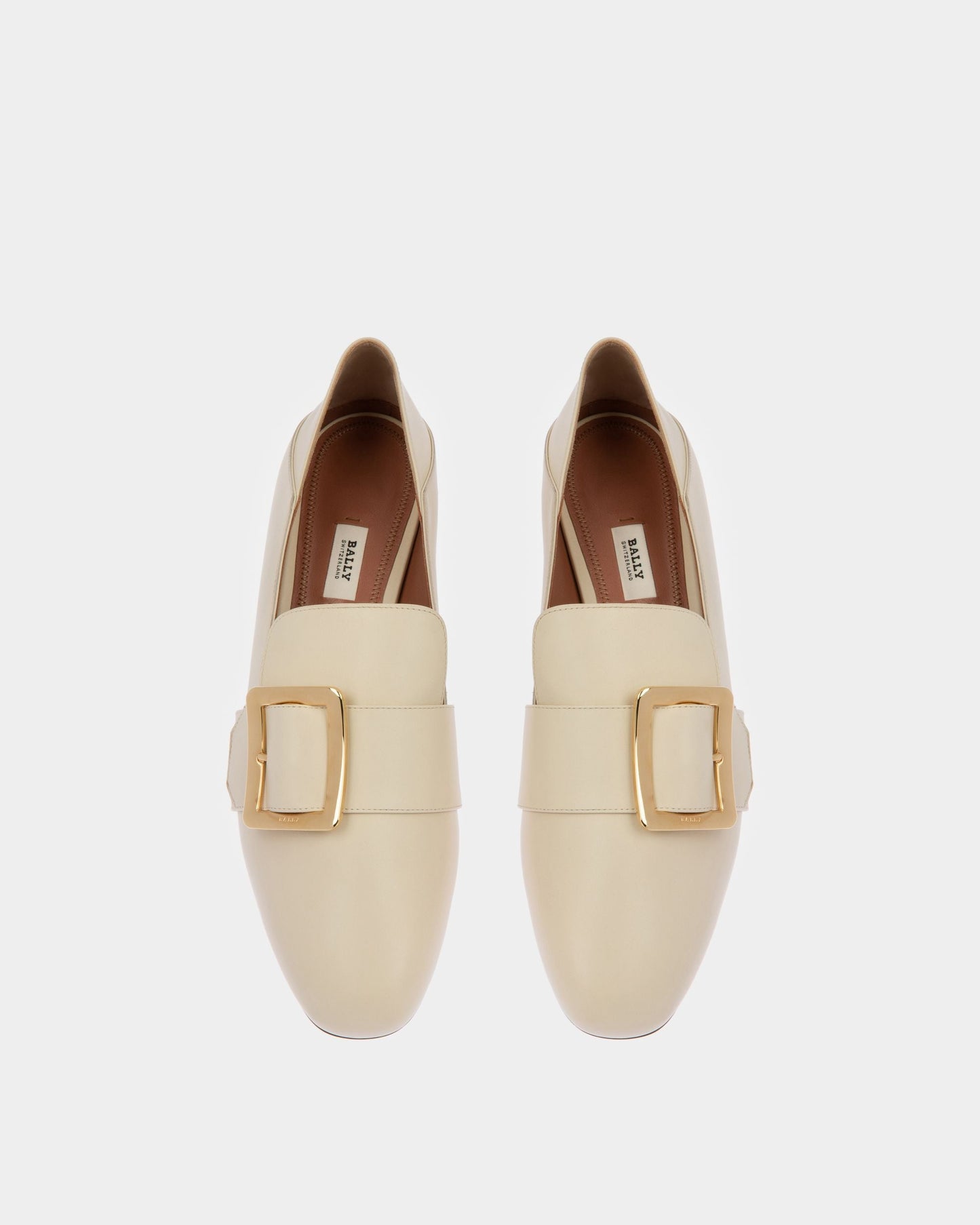 Janelle Women's Calf Leather Slipper In Bone