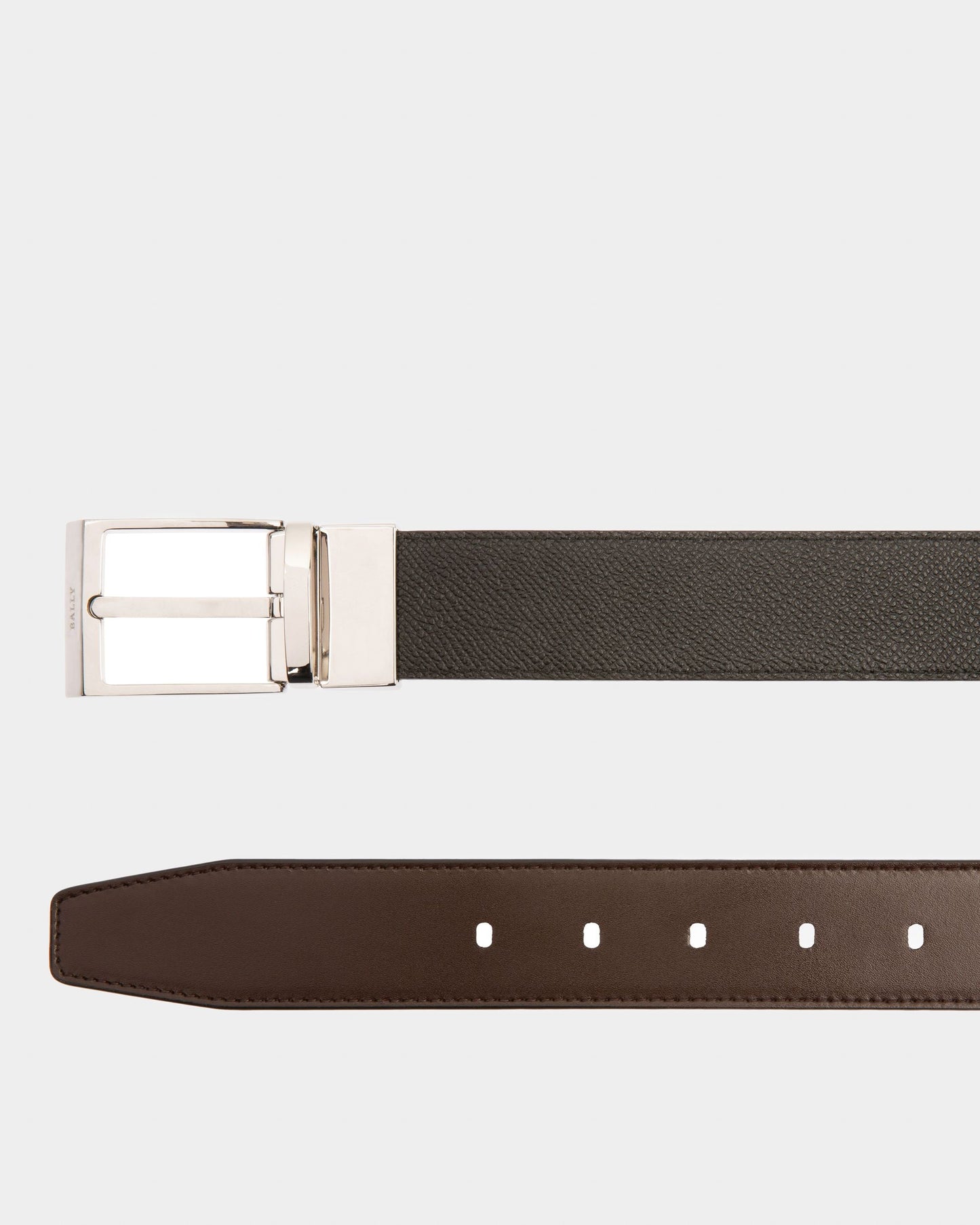Shiff Leather 35mm Belt In Black