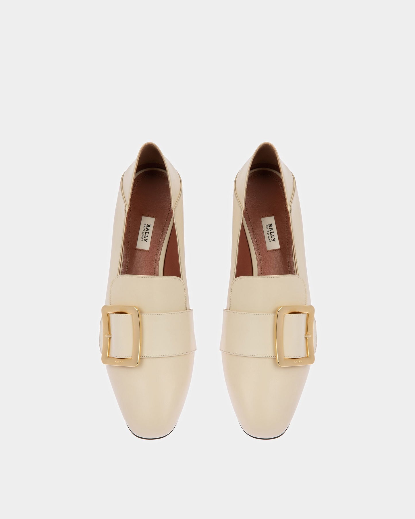 Janelle Leather Pumps In Bone