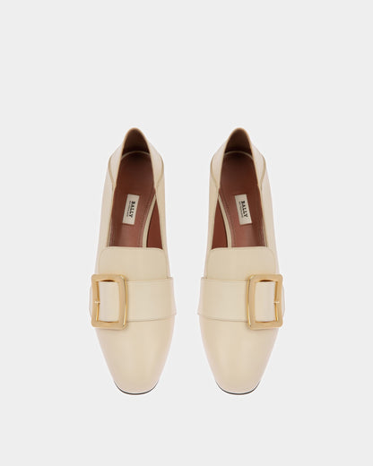 Janelle Leather Pumps In Bone
