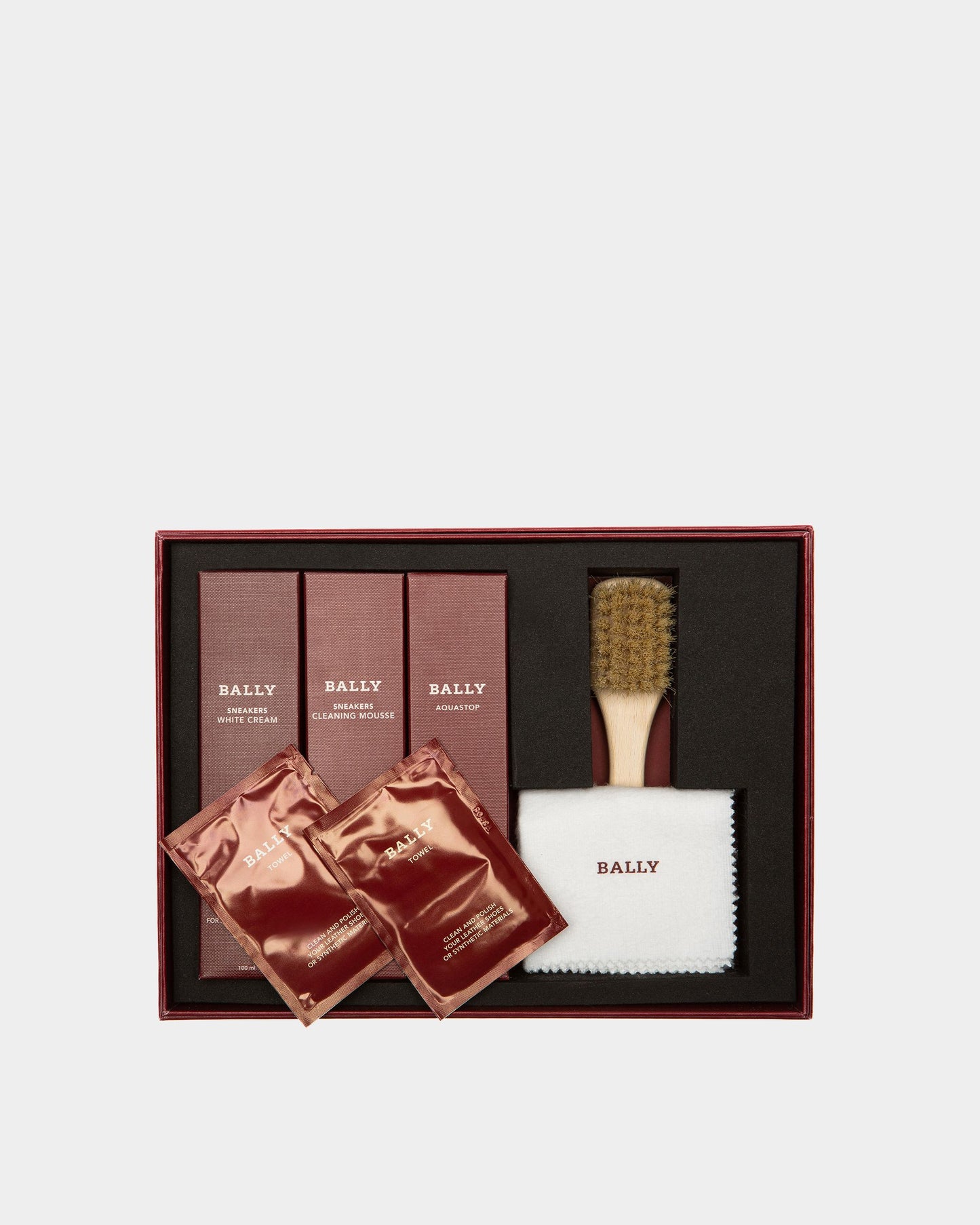 Shoe Care Kit Gift Box In Bally Red