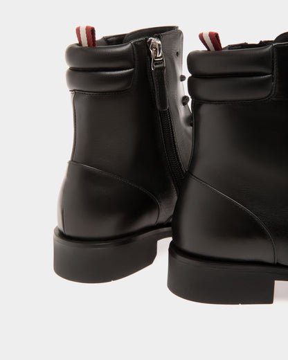 Bootie in Black Leather