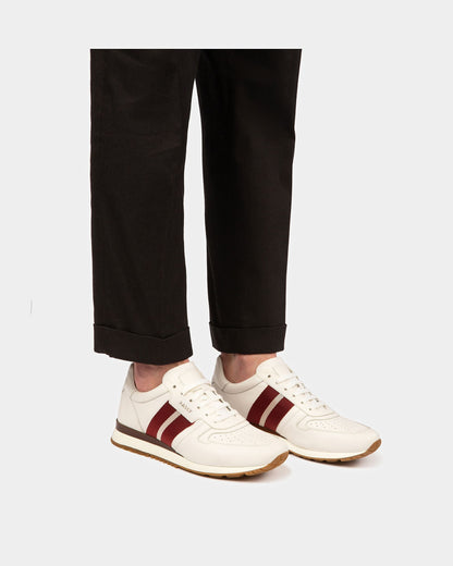 Astel Leather Sneakers In White