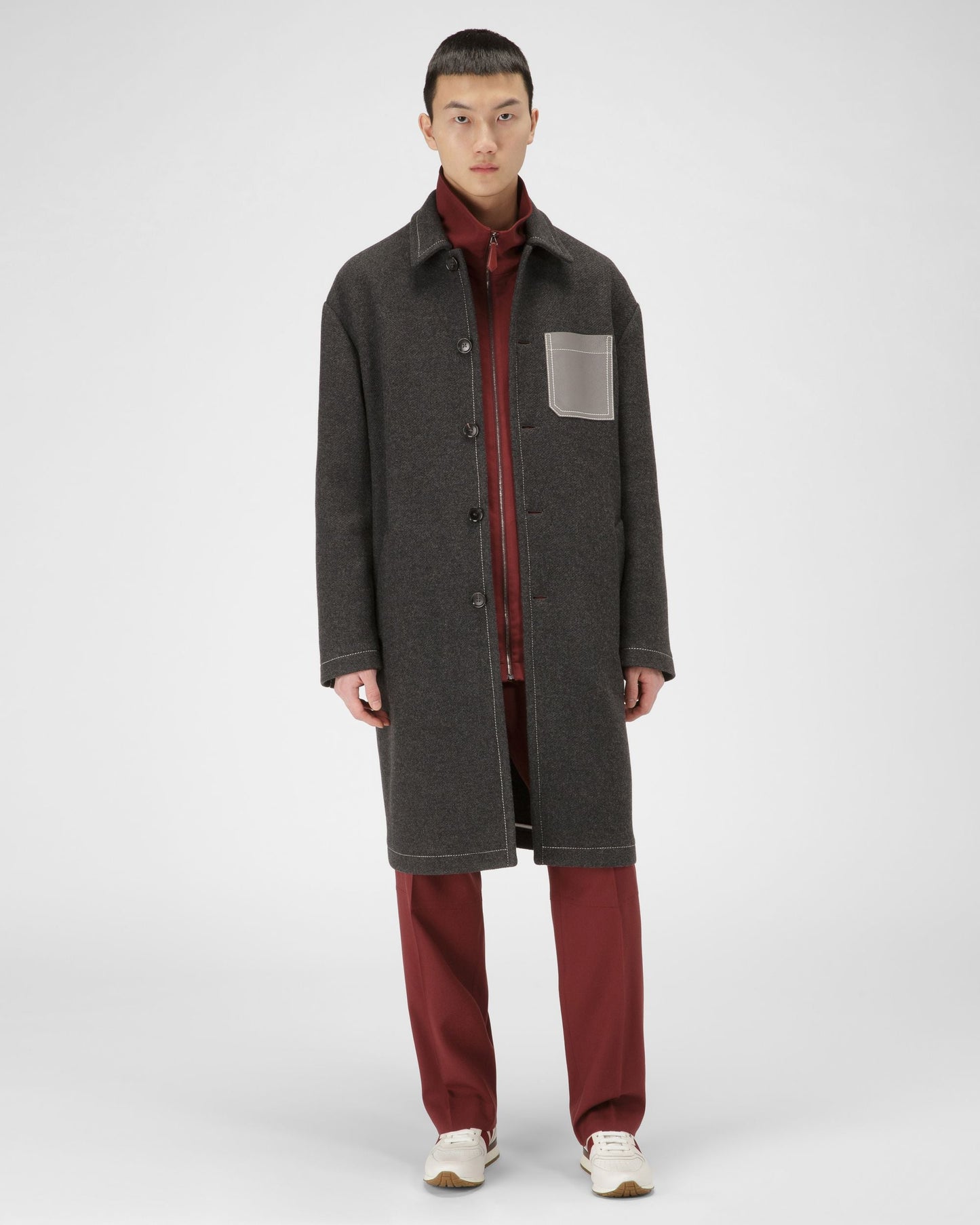 Astel Leather Sneakers In White