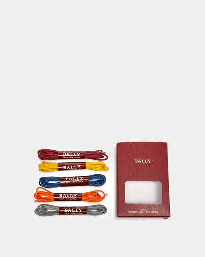 Shoelace Set Cotton Laces In Multicolor