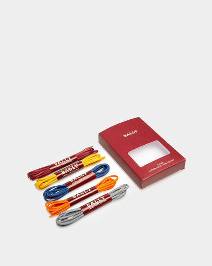 Shoelace Set Cotton Laces In Multicolor