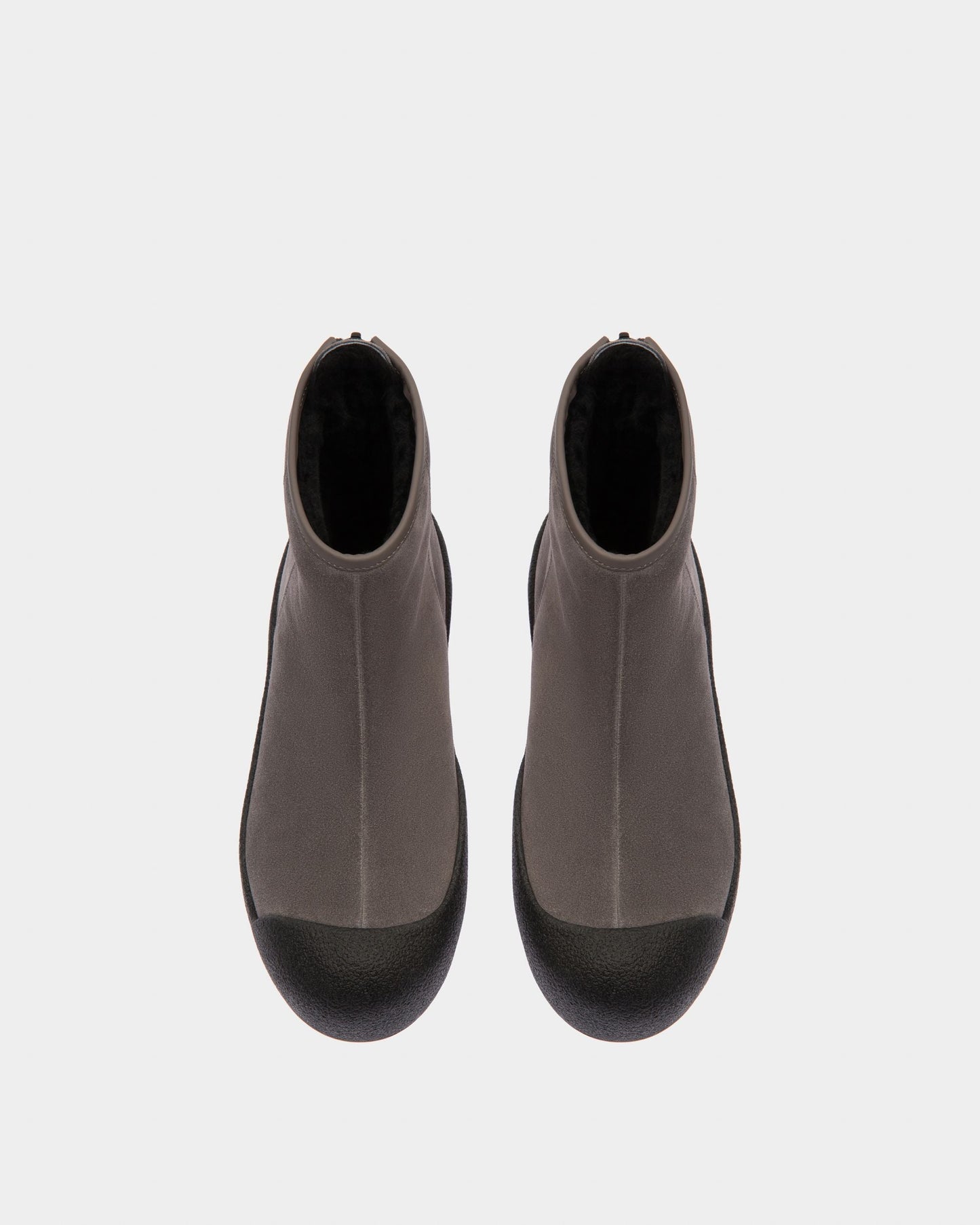 Guard Ii Leather Snow Boots In Dark Mineral