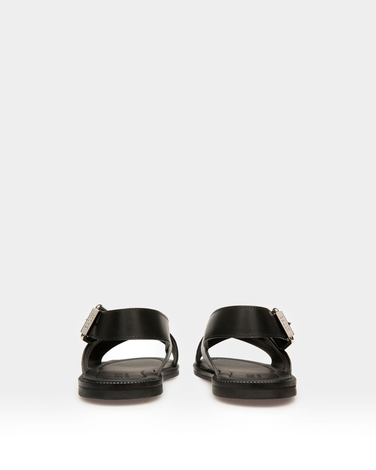 Jameel Leather Sandals In Black