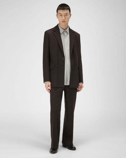 Wedmer Leather Lace-Ups In Brown