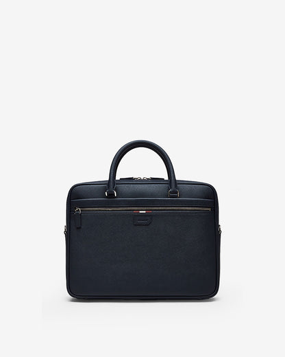 Briefcase in Blue Leather