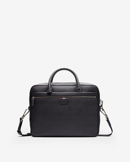 Men's Black Leather Business Bag