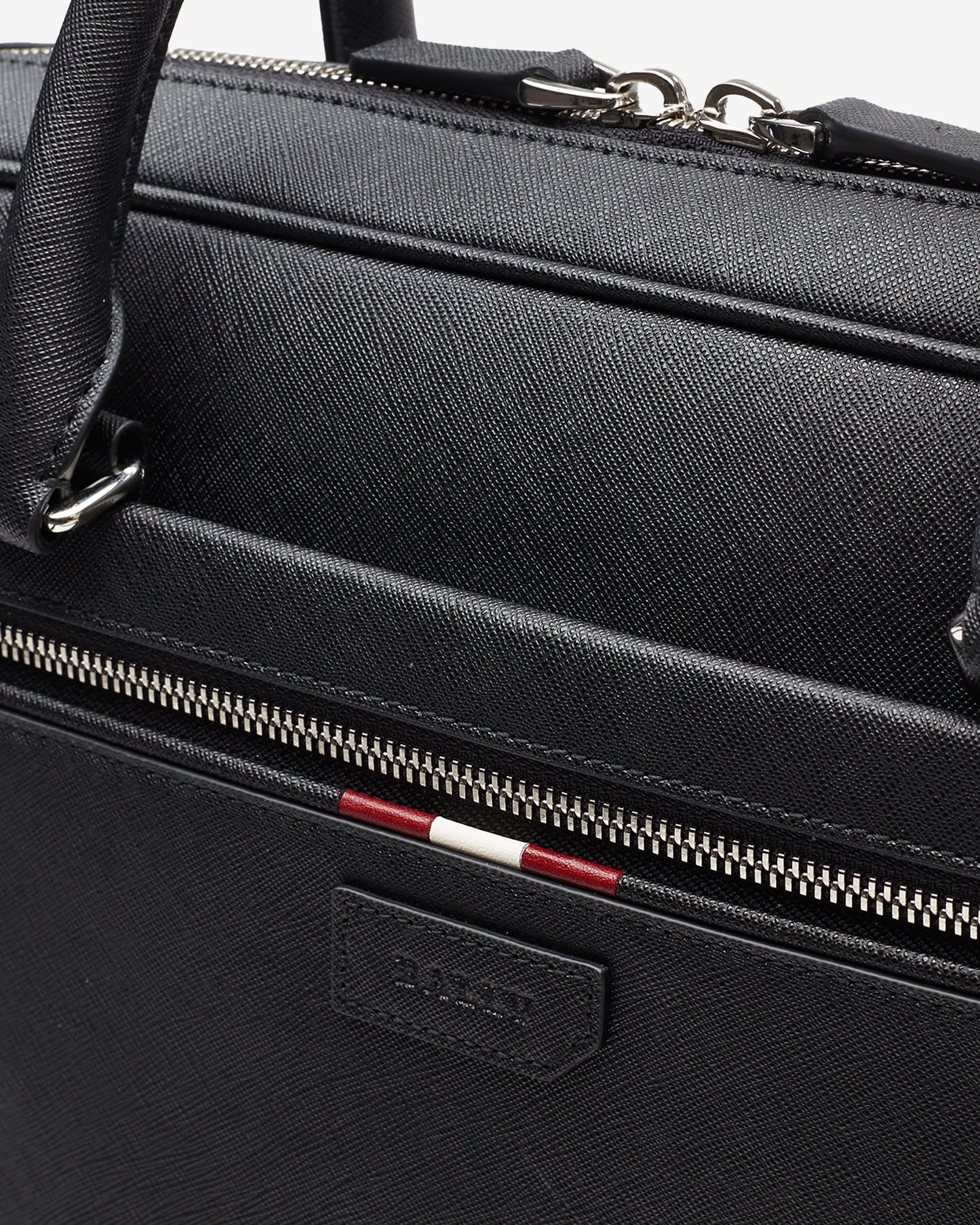 Men's Black Leather Business Bag