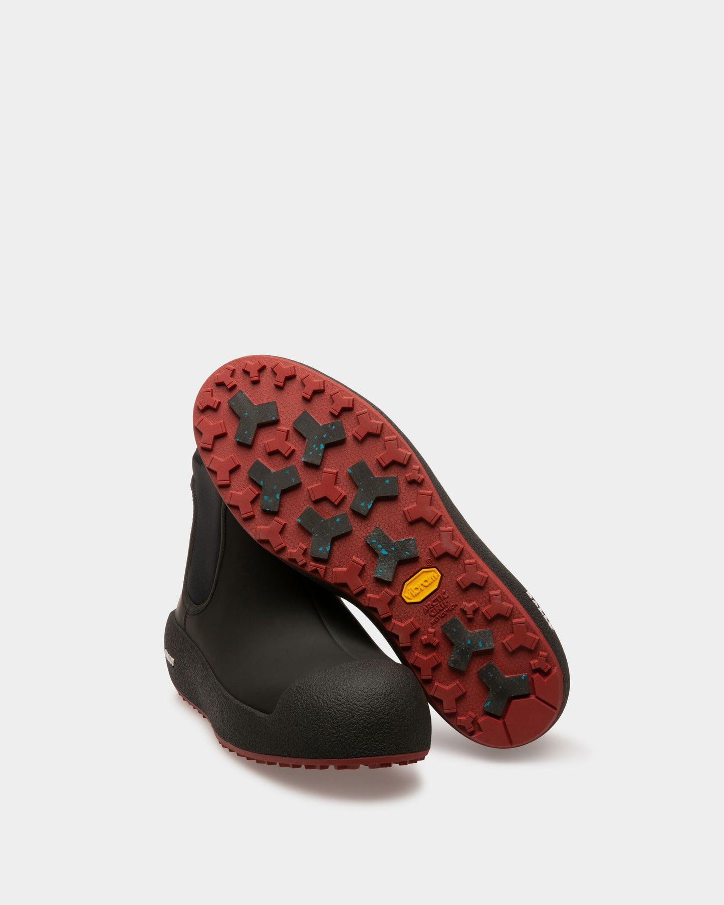 Bally Curling Booties In Black Leather