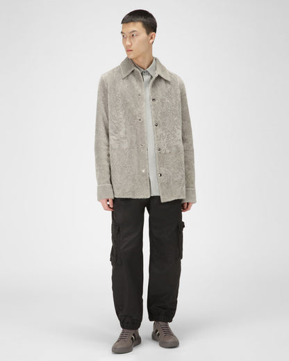 Moony Leather Sneakers In Dark Mineral