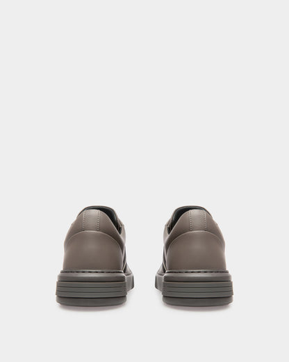 Moony Leather Sneakers In Dark Mineral