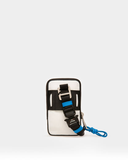 Pocky Recycled Nylon Phone Wallet In White