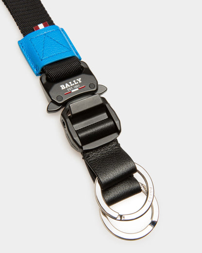 Paxthon Recycled Polyester Key Holder In Black