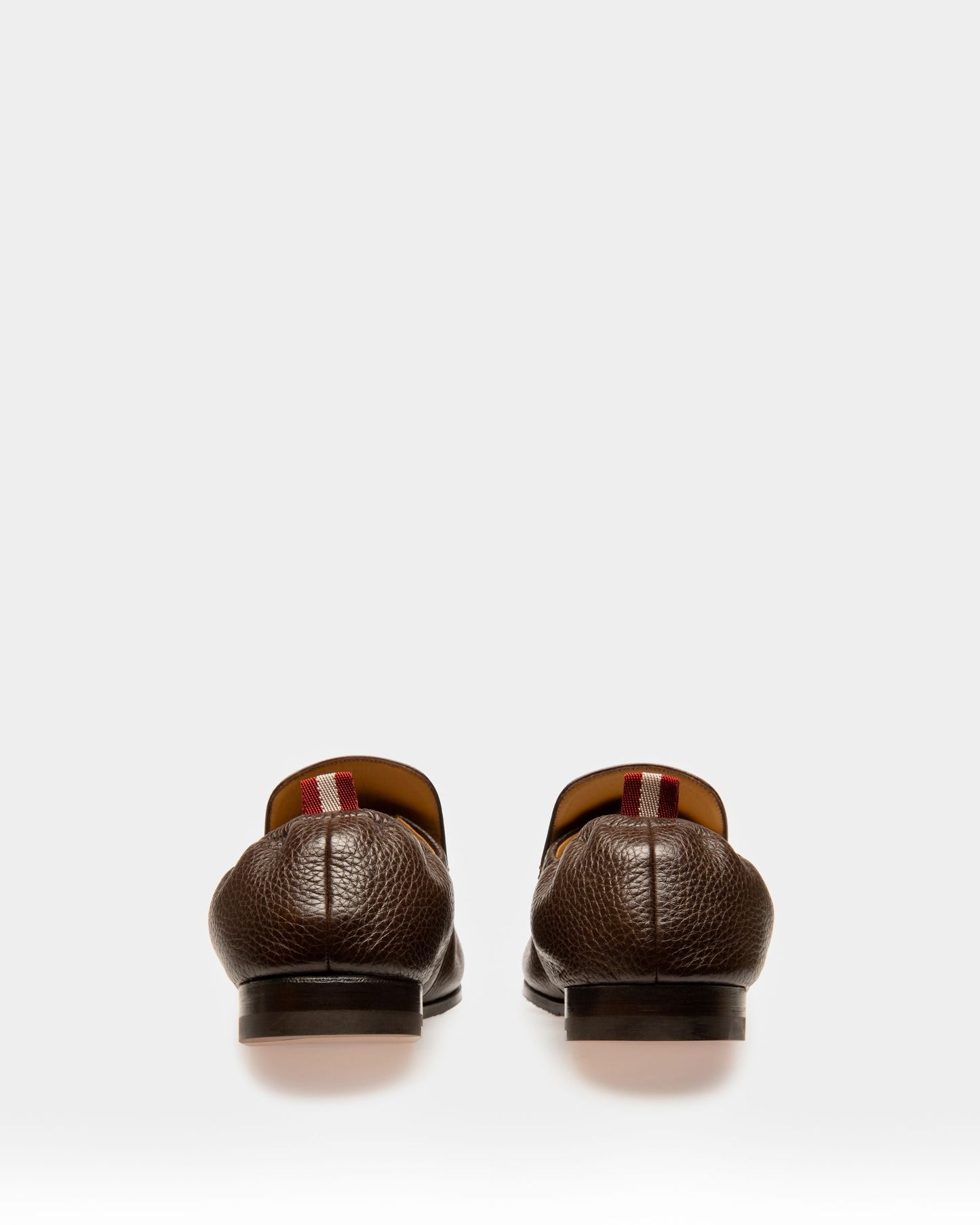 Planker Leather Loafers In Brown