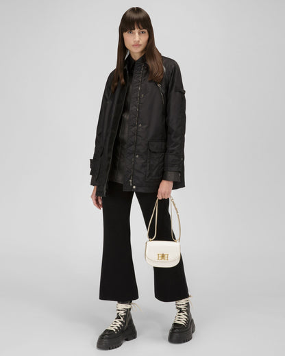 Baily Leather Minibag In Bone