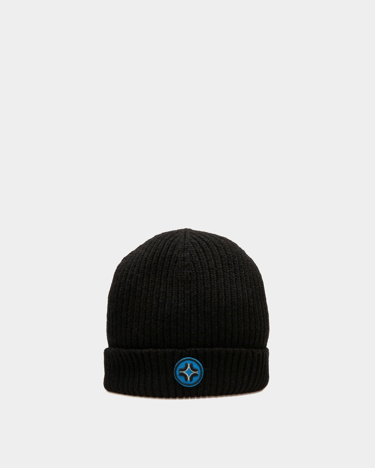 Eco-Cashmere Beanie Hat In Black