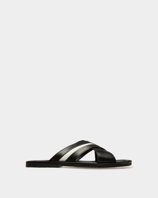 Jabil Leather Sandals In Black