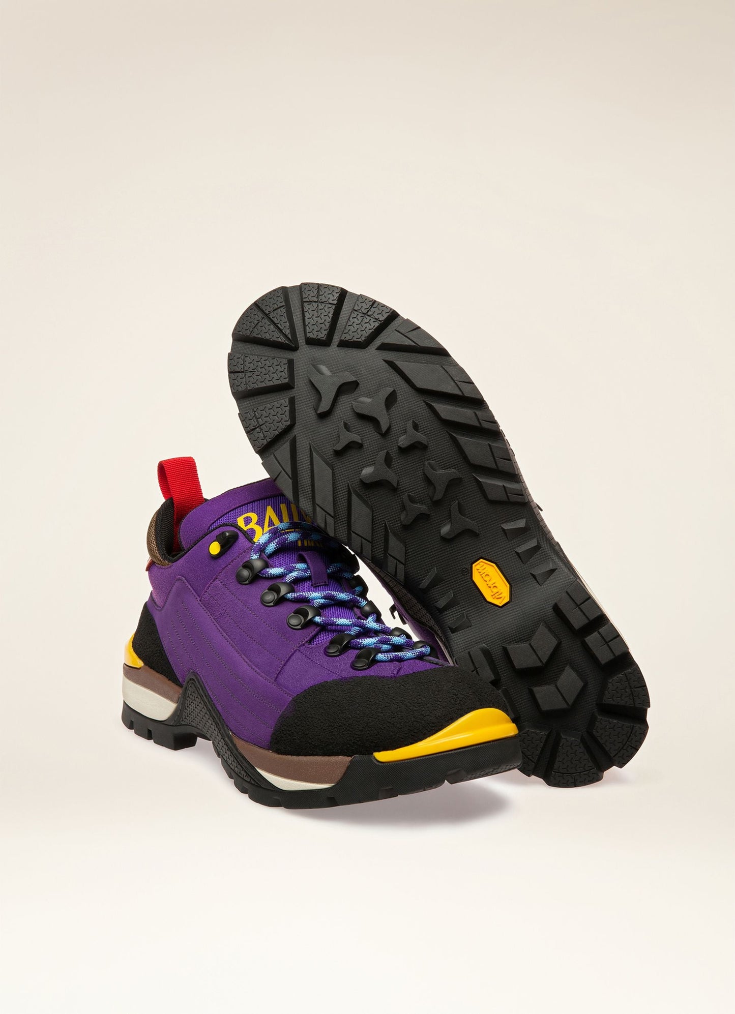 Bally Hike 2 Suede Hiking Shoes In Purple