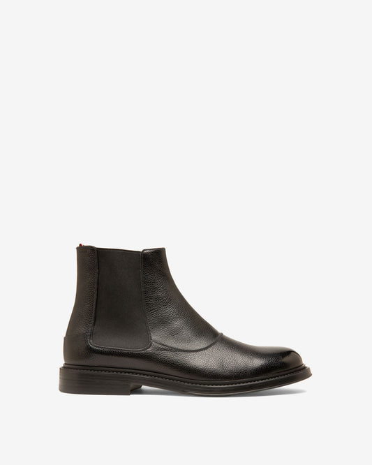 Nimir Leather Boots In Black