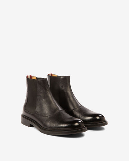 Nimir Leather Boots In Black