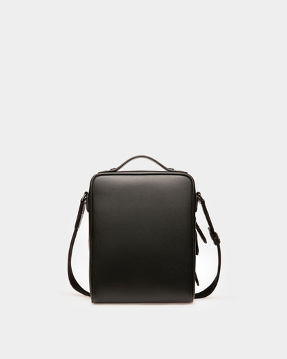 Mackao Leather Crossbody Bag In Black