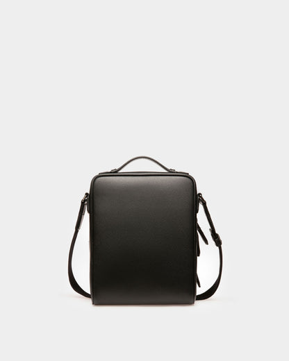 Mackao | Men's Crossbody Bag | Black Leather | Bally | Still Life Back