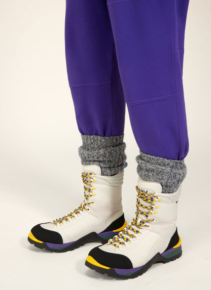 Bally Hike 1 Leather Hiking Boots In Dusty White